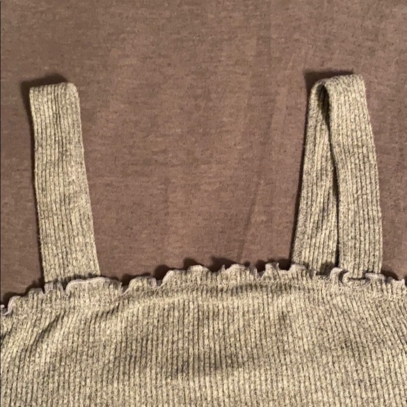 grey lettuce edge tank top - Picture 2 of 2